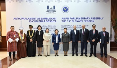 Ayni vaqtda Ozarbayjon poytaxti Boku shahrida Osiyo Parlament Assambleyasining 15- majlisi bo‘lib o‘tmoqda