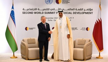 Ўзбекистон ва Қатар етакчилари стратегик шерикликни янада кенгайтириш масалаларини муҳокама қилдилар