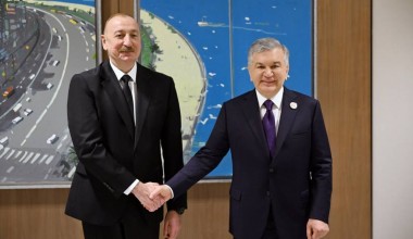 Ўзбекистон ва Озарбайжон етакчилари олий даражадаги келишувларни амалга ошириш масалаларини муҳокама қилдилар